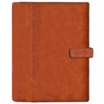 Mayland 2911 A5 ugekalender brun skind 14,8 x 21cm 